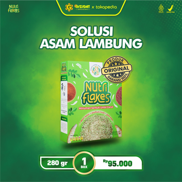 

YP Nutriflakes Sereal Umbi Garut Wisth PSYILIUM HUSK & KELOR