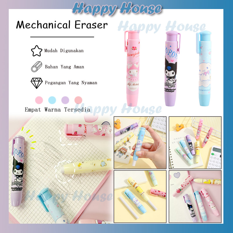 

Penghapus Mekanik Kartun / Penghapus Pensil Mechanical Eraser