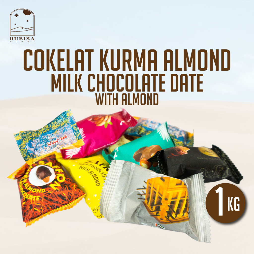 

Cokelat Kurma isi Almond - Milk Chocolate with Date & Almond