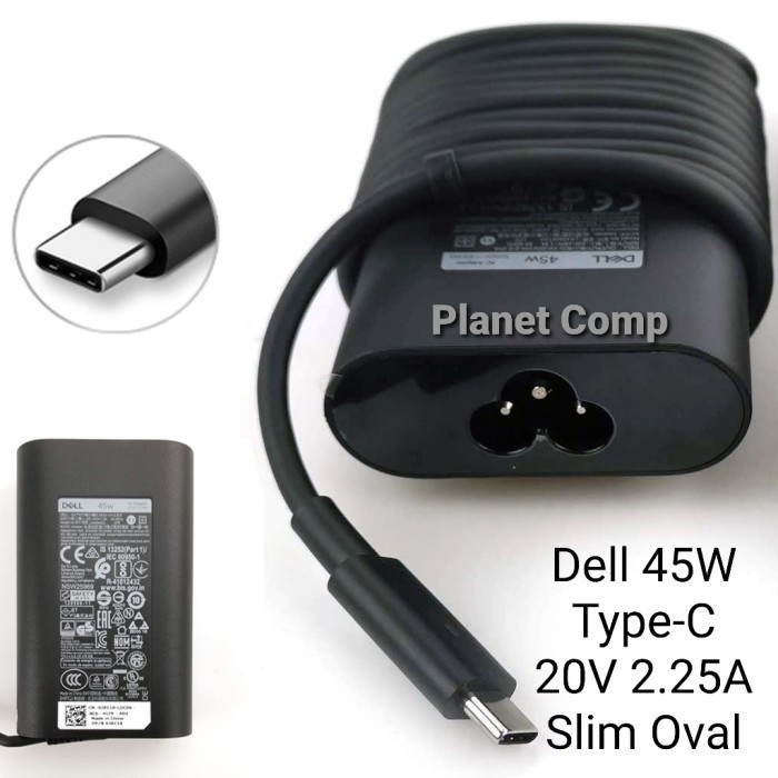 Adaptor Charger Laptop Dell Venue 10 Pro (5056)
Venue 8 Pro (5855) 45W USB Type-C