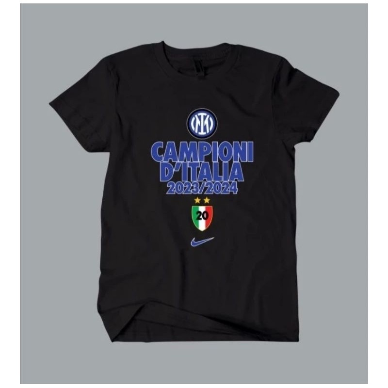 NAC Kaos CAMPION D'ITALIA 2023/2024 / kaos inter milan juara liga italia 2023 2024 / kaos inter mila