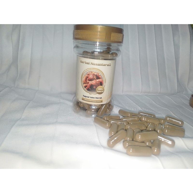 

Kapsul jahe merah murni isi 100 butir