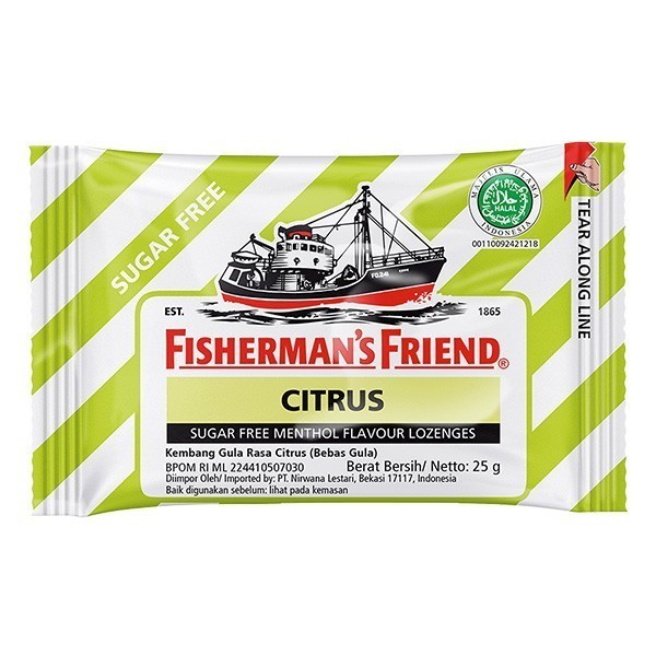 

Permen FISHERMAN'S FRIEND SUGAR FREE CITRUS 25 gr Diskon