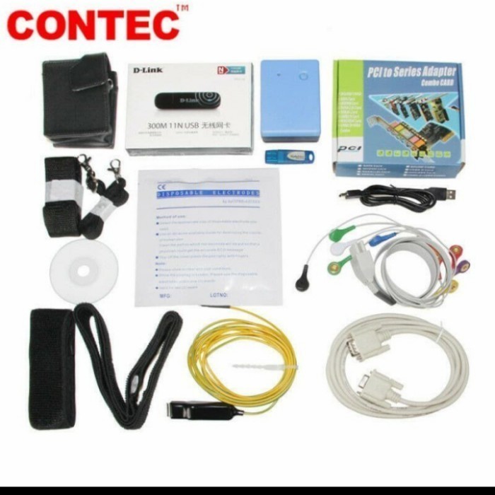 contec 8000s bluetooth ecg ekg wifi 12 perangkat contec8000s