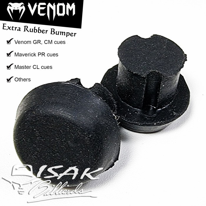 Venom Cue Rubber Bumper Karet Jamur Maverick Master MIC Stick Billiard