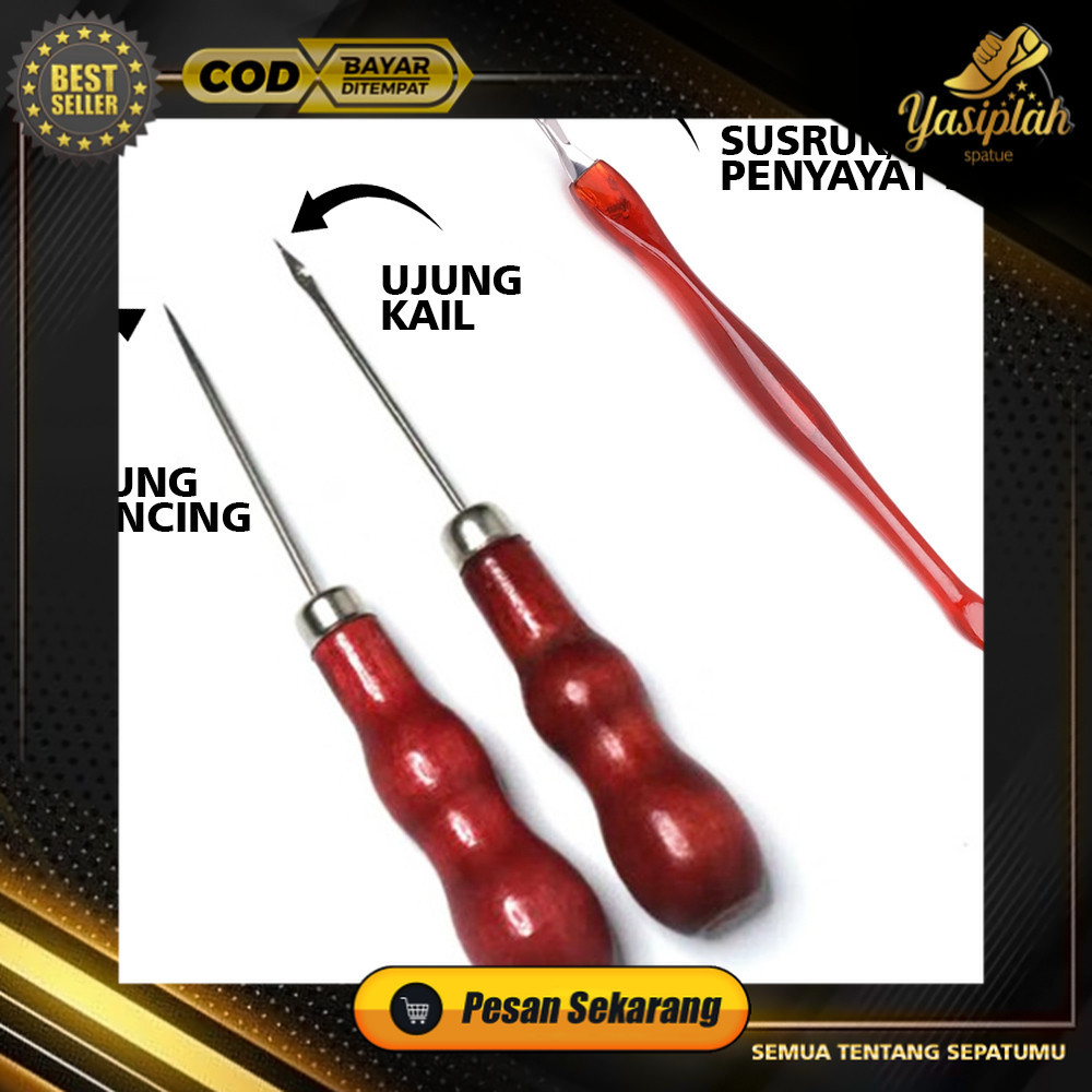 ALAT JAHIT SEPATU JARUM DAN BENANG