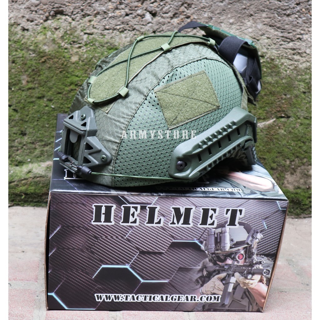PROMO helm tactical mich 2001 full cover hijau army