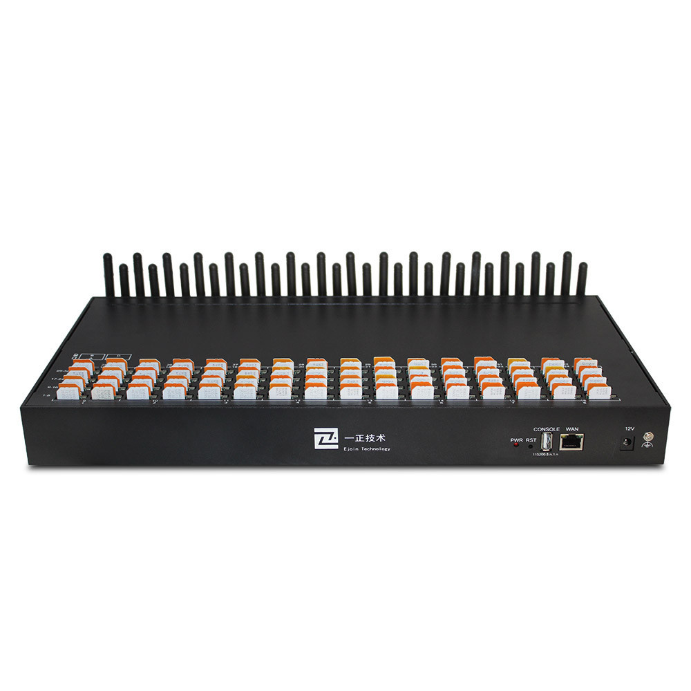 Ejointech 128 SIM Card IMEI Change 4G LTE Bulk USSD SMS Device 32 Port Multi SIM GSM Modem ACOM632L-