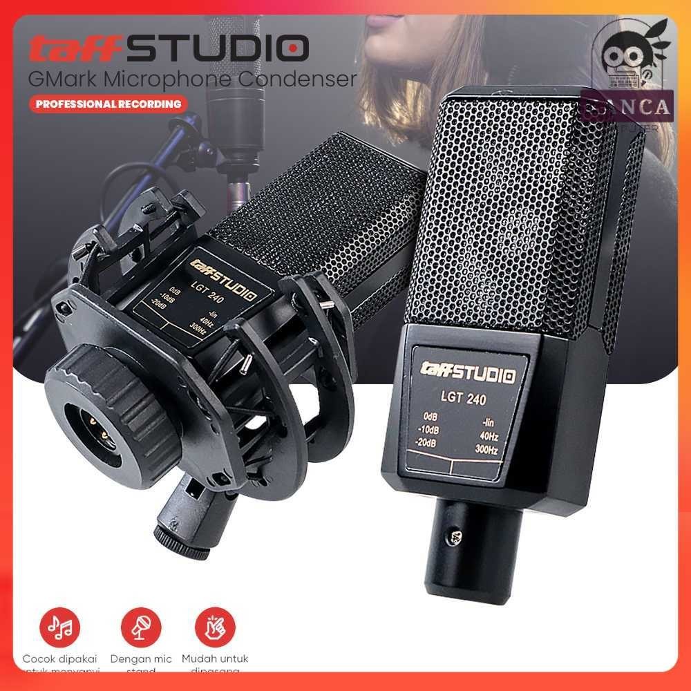 TaffSTUDIO GMark Microphone Condenser Professional Recording - LGT240