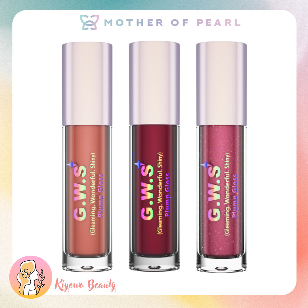 [STOK TERAKHIR] [NEW SHADE] MOTHER OF PEARL GWS (Gleaming Wonderful Shiny) Lip Plump Gloss MOP Lipgl