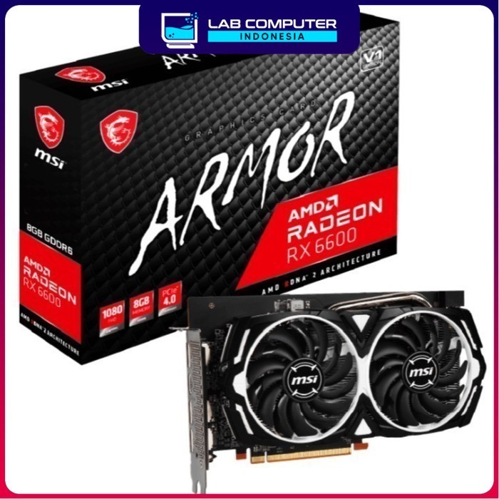 MSI Radeon RX 6600 ARMOR 8G / MSI RX 6600 ARMOR / RX 6600 / RX6600 8GB