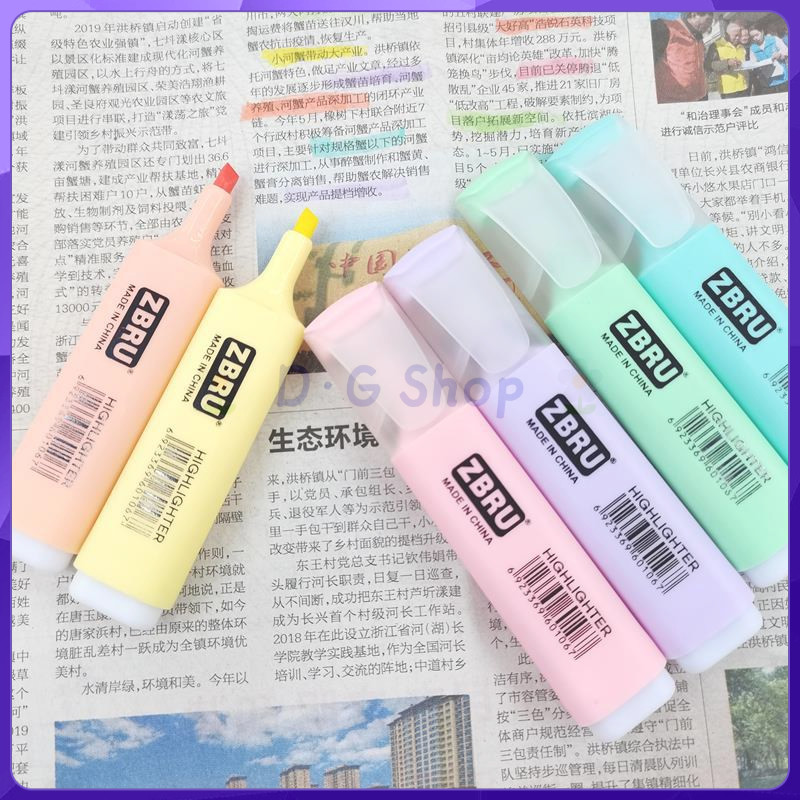 

D·GShop ⭐ Spidol Warna Warni Pastel [1 Pena] Stabilo Warna Pastel Lembut Serba Guna