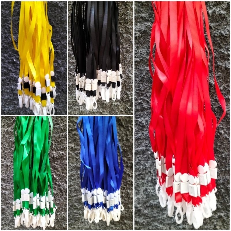 

Tali ID CARD Polos/ Gantungan Id Card/ Tali Badge/ Lanyard - ABO