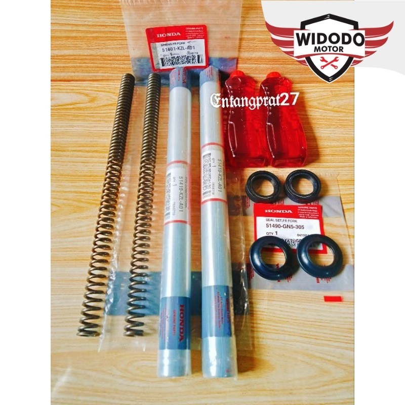 As shock depan + Per shock KZL + Seal shock + Abu + Oil shock Honda Beat fi, Vario 125 fi old, Vario