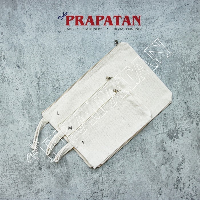 

New Promo~ berkahh_mall Pouch Kanvas Ukuran Small (13x23 cm)