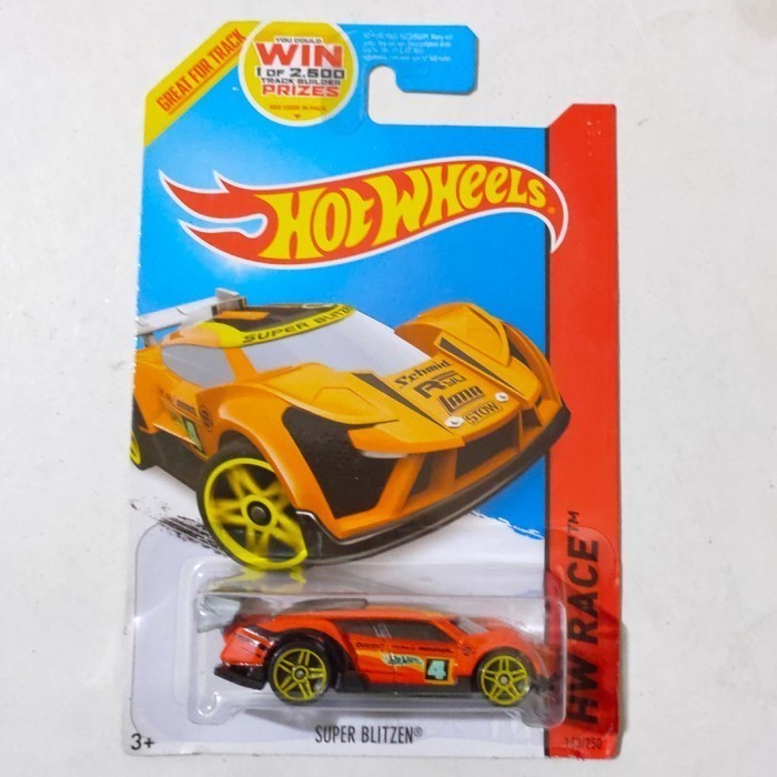 Hotwheels Super Blitzen orange 2014 HW Race