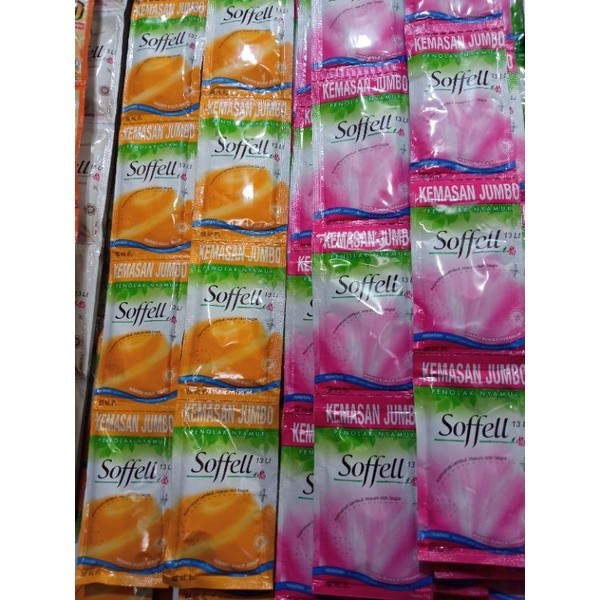 Soffell / sofel jumbo 1000 sachet isi 12 LOCTION ANTI NYAMUK