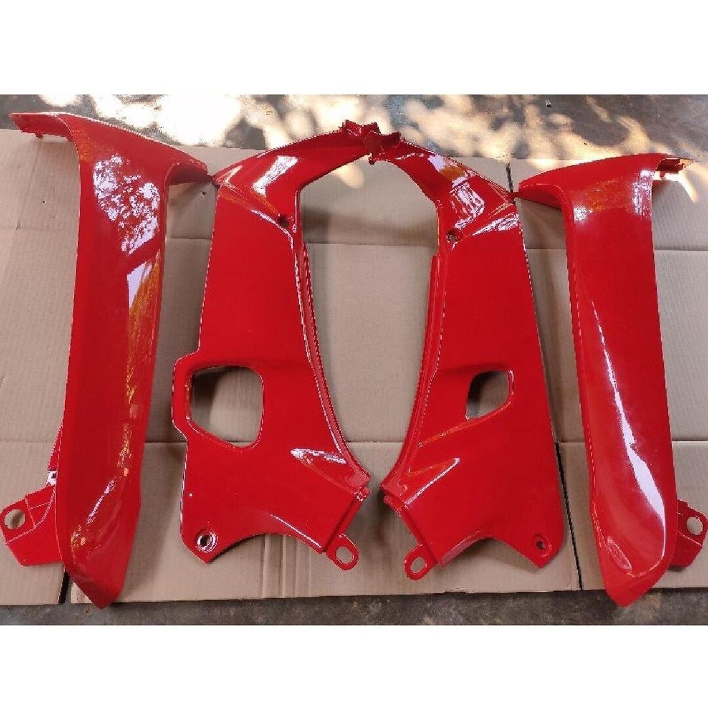 Cover sayap luar dalam motor honda supra x lama merah /sayap dalam supra fit lama warna merah/sayap 