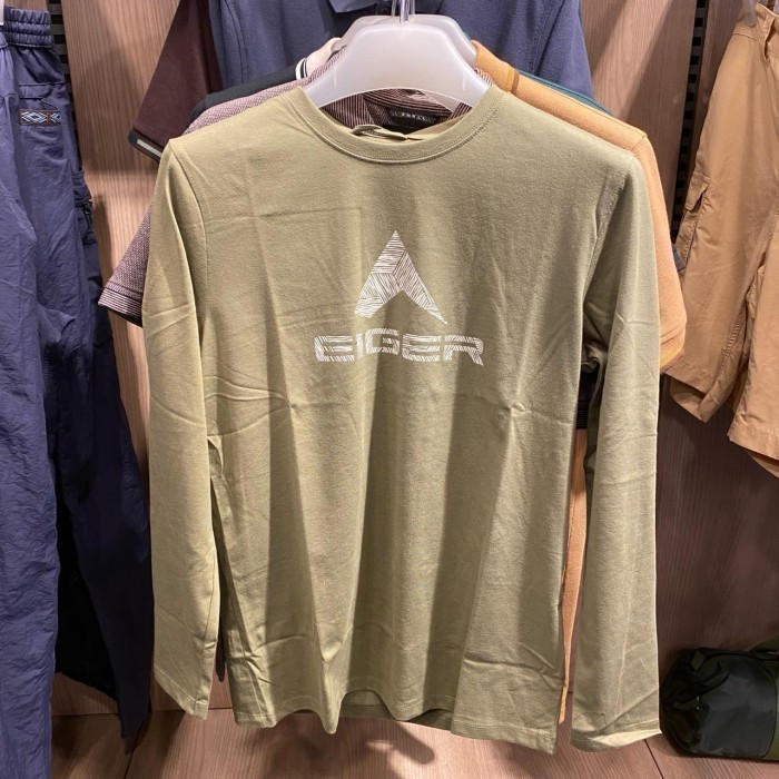 KAOS LENGAN PANJANG PRIA ETNISCH LS T-SHIRT - OLIVE