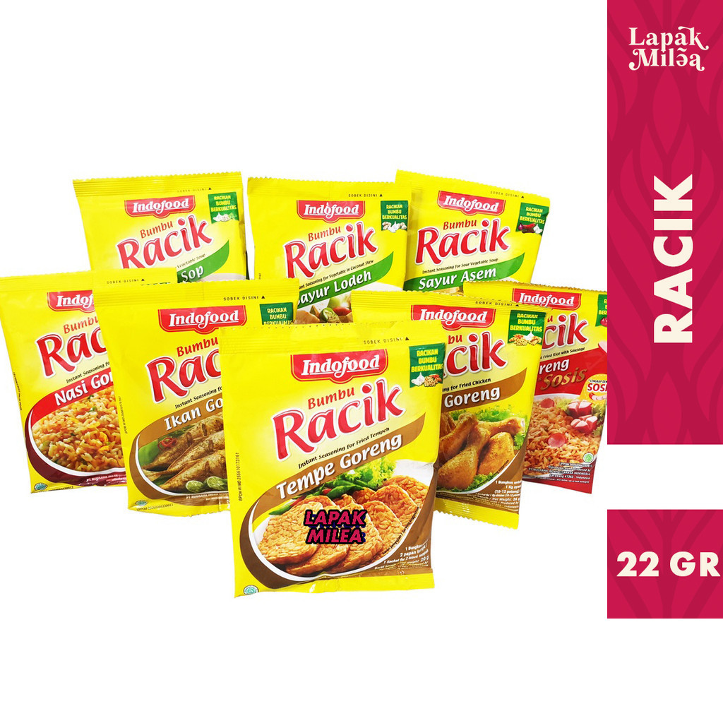 

Bumbu Racik Bubuk dan Pasta Indofood Varian Bumbu Masak Instan