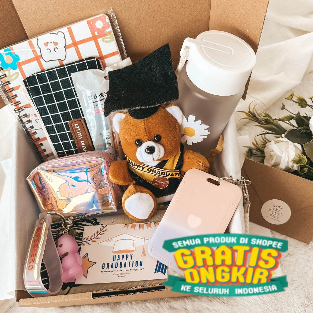 

HAMPERS NOTEBOOK / GIFT BOX NOTEBOOK / KADO WISUDA / HADIAH WISUDA / HAMPERS WISUDA / KADO ULANG TAHUN / HAMPERS ANNIVERSARY / HAMPERS LEBARAN / KADO LEBARAN / NATAL / CHRISTMAS DLLA/ ZUMA AEROBIK LANTAI