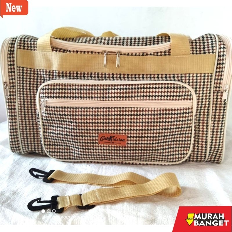 tas jinjing wanita Tas Besar Tempat Baju Mudik Travelbag Selempang Jinjing Pria Wanita
