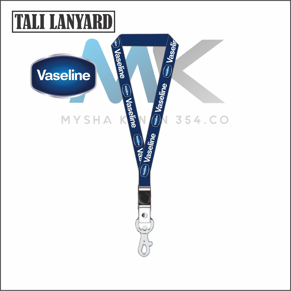

TALI LANYARD VASELINE LOGO - TALI ID CARD VASELINE SKIN CARE GLUTA GANTUNGAN KUNCI GANTUNGAN FLASHDISK GANTUNGAN NAMETAG TALI LANYARD BEST SELLER COD
