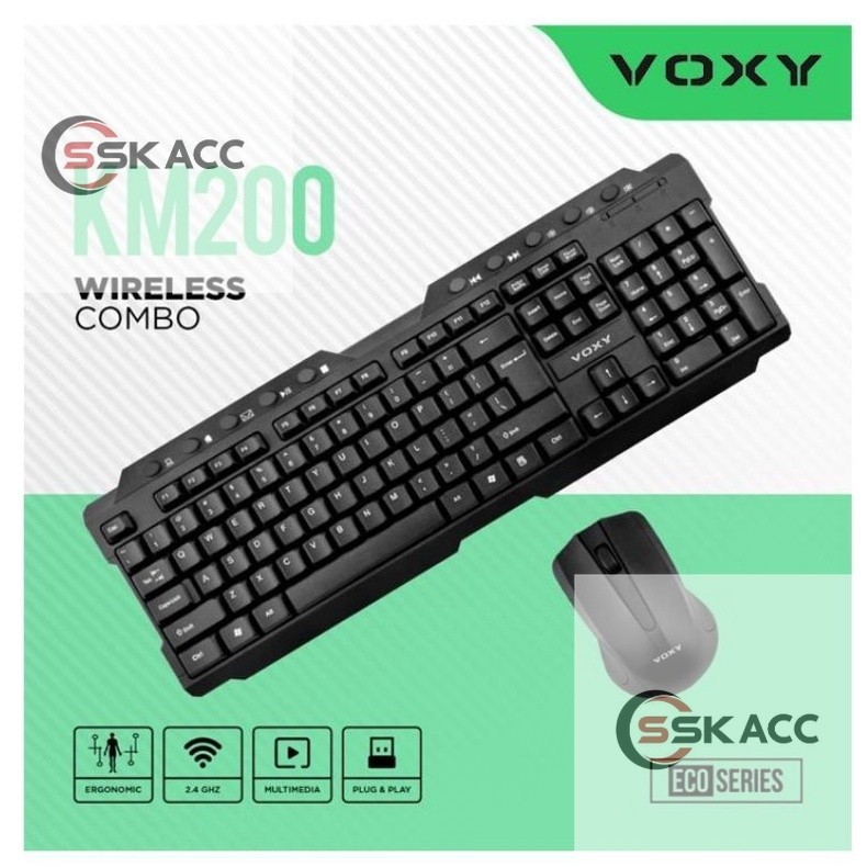 keyboard mouse wireless voxy km 200 eco series. wireless keyboard + mouse gaming. keyboard + mouse w