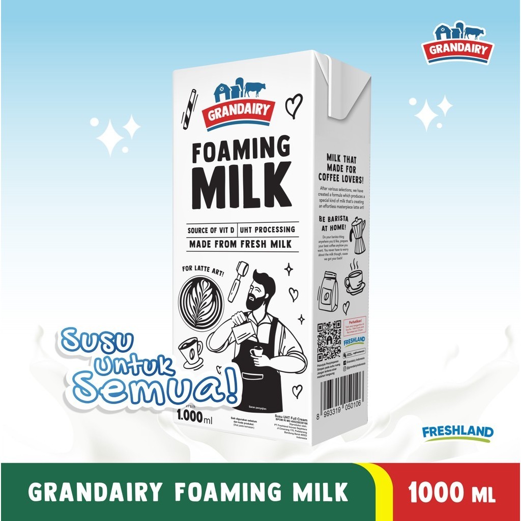 

SUSU GRANDAIRY FOAMING MILK 1 LITER