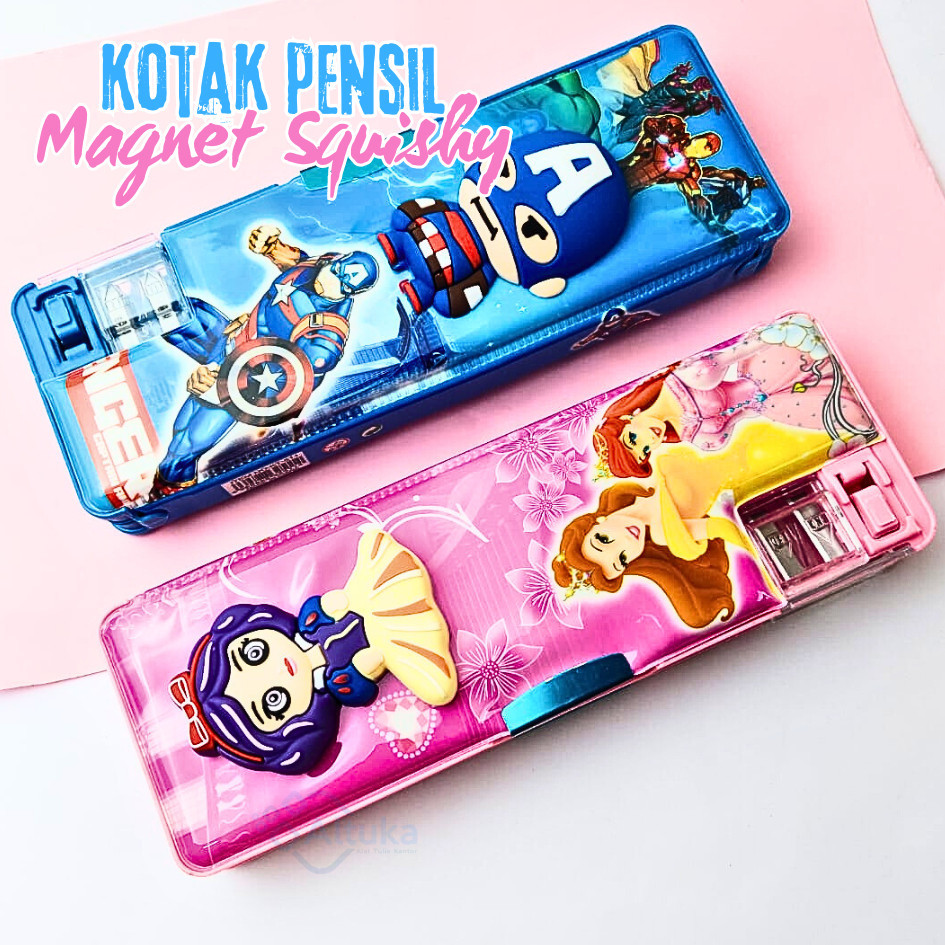 

Tempat Pensil / Kotak Pensil Magnet / Pencil Case Magnet Squishy Karakter Lucu XPM-551-8