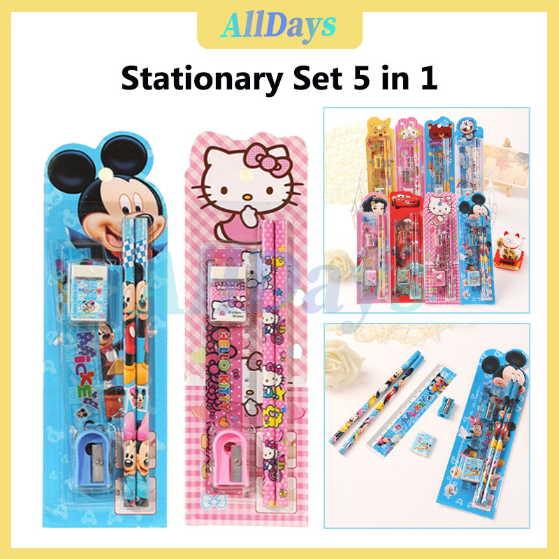 

Set Alat Tulis 5 in 1 Karakter / Mini Stationery / Pensil Set 5 in 1 / Mini Stationary / Set Alat Tulis Pensil