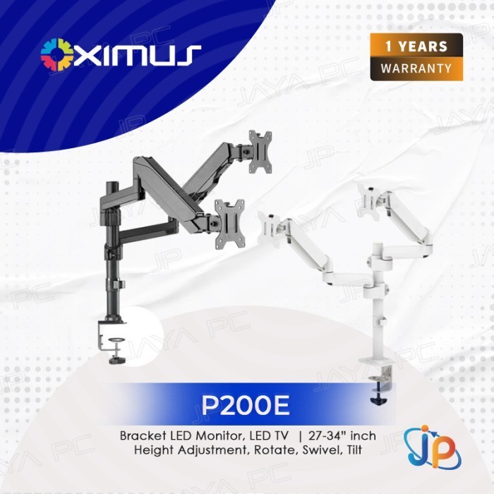 Oximus P200E - Desk Mount Bracket LED Monitor 27 - 34" Inch