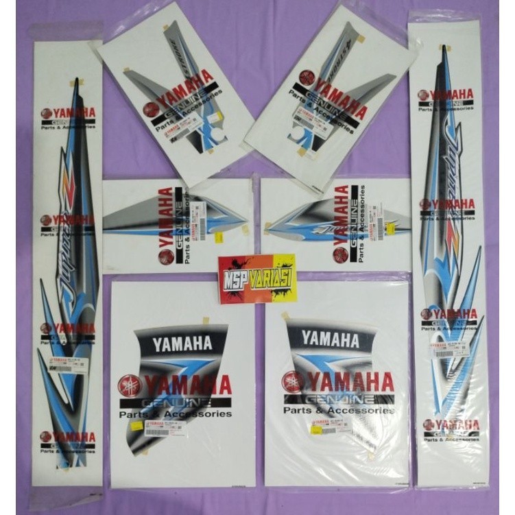 Striping Motor  Yamaha Jupiter Z 2006 silver hitam Original Ori asli