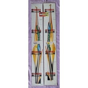 Striping Motor  Yamaha Jupiter Z 2005 Ruji Hitam Orange Original Ori asli Yamaha Genuine Part