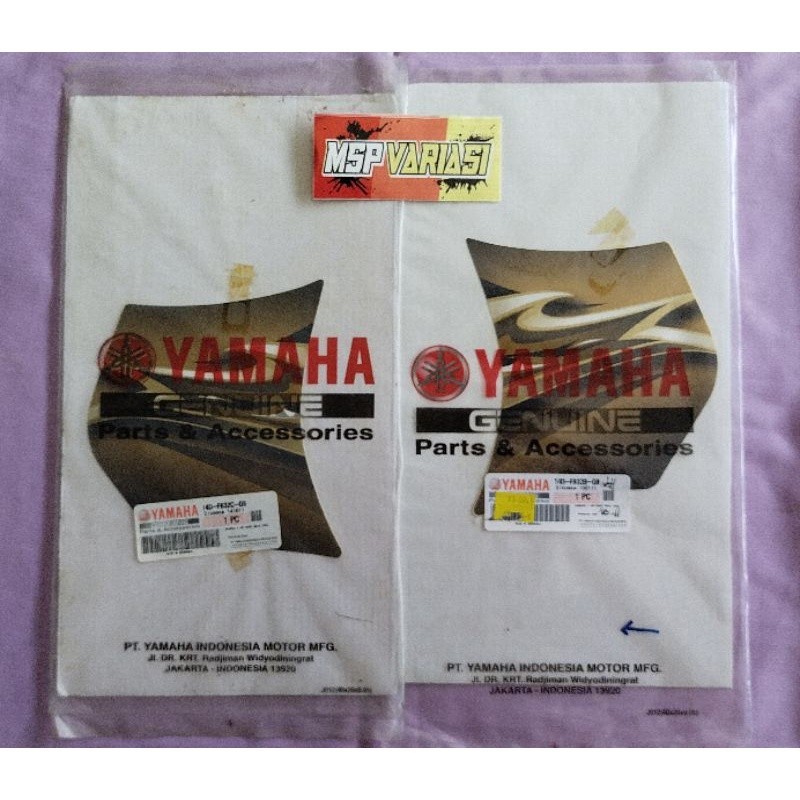 Striping Motor  Yamaha Mio soul 2010/2011 HITAM Original Ori asli Yamaha Genuine Part