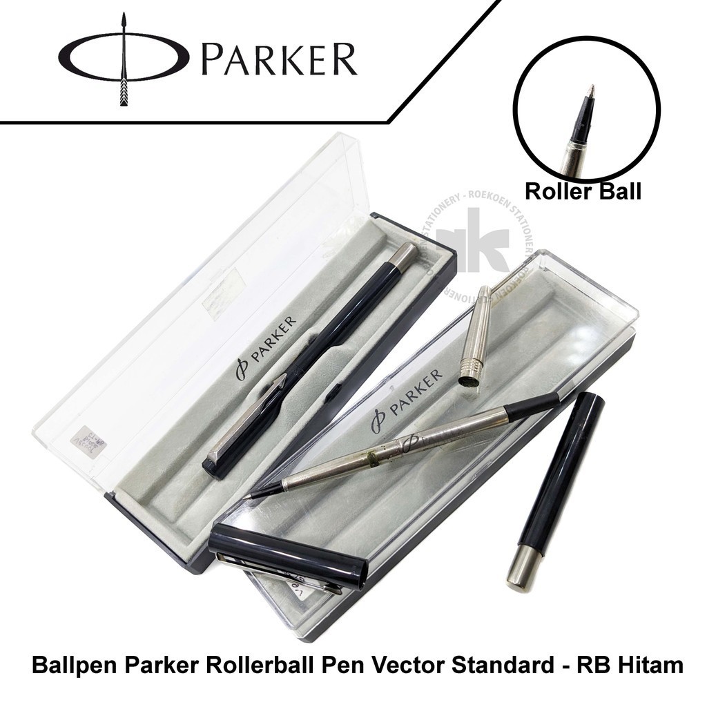 

Parker Ballpen Rollerball Pen Vector Standard Black - RB