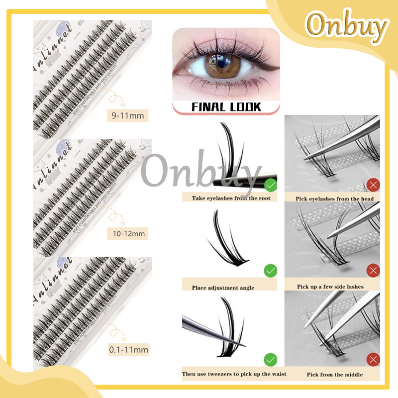 Bulu Mata Palsu Eyelash Extension Bulu Eyelash Tanam Eyelashes Extension Mix