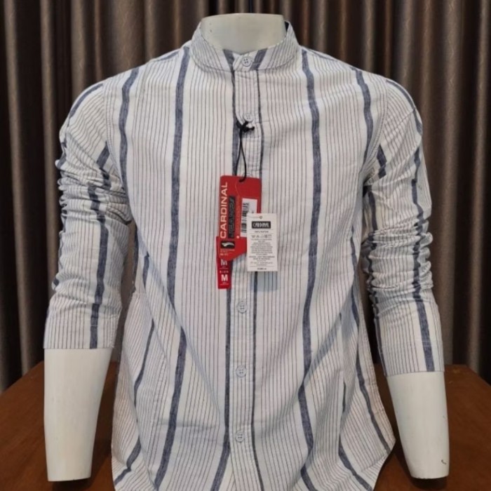 KEMKO CARDINAL CASUAL ORI LENGAN PANJANG - Putih, XL