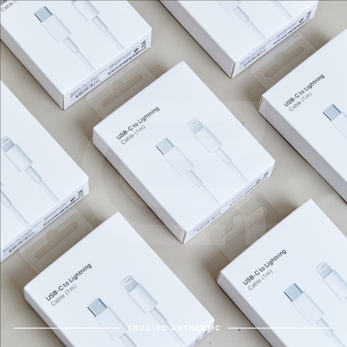 Kabel iPhone Fast Charging - USB C To Lightning Cable 1m - Garansi Cuan