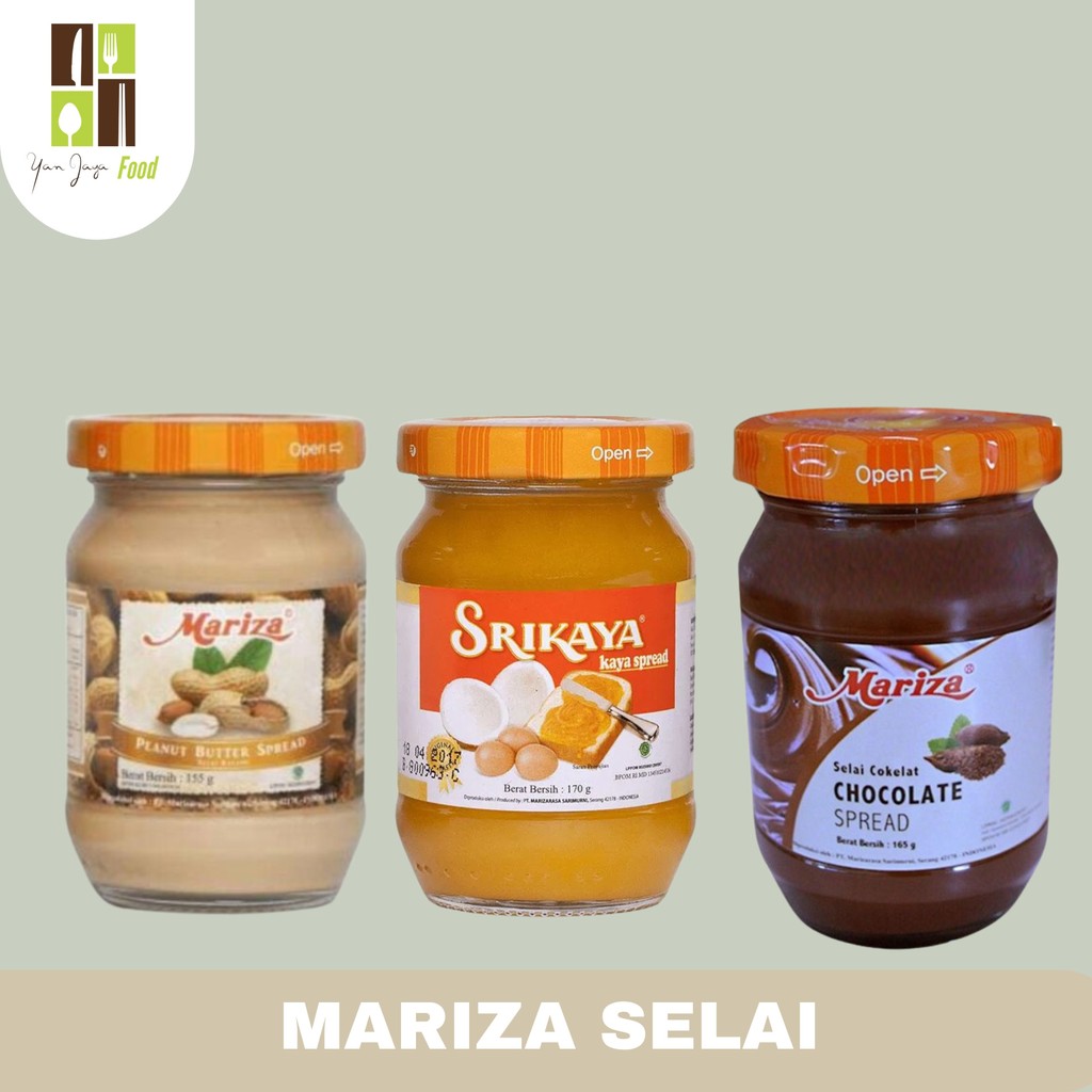 Mariza Selai / Selai Roti Rasa Peanut / Srikaya / Chocola