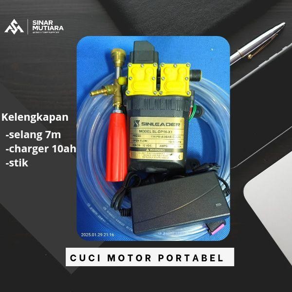 MESIN CUCI MOTOR portabel