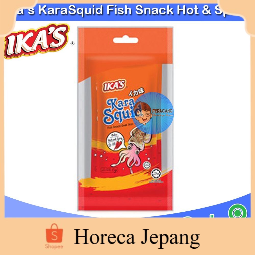 

Ikas KaraSquid Fish Snack Hot & Spicy | Snack Ikan