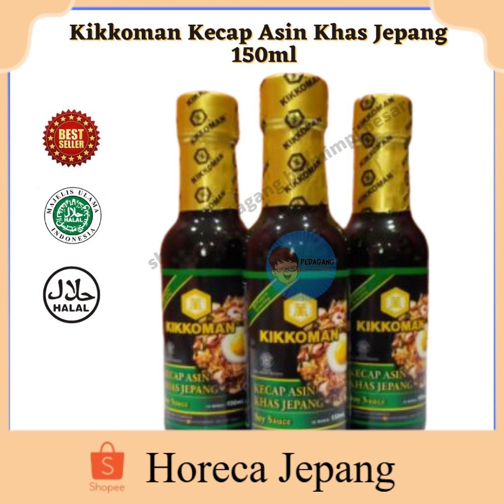 

Kikkoman Kecap Asin Khas Jepang 150ml/ All Purpose Shoyu/ shoyu botol travel