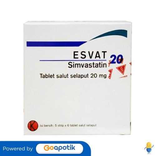 Esvat 20 Mg Box 30 Tablet