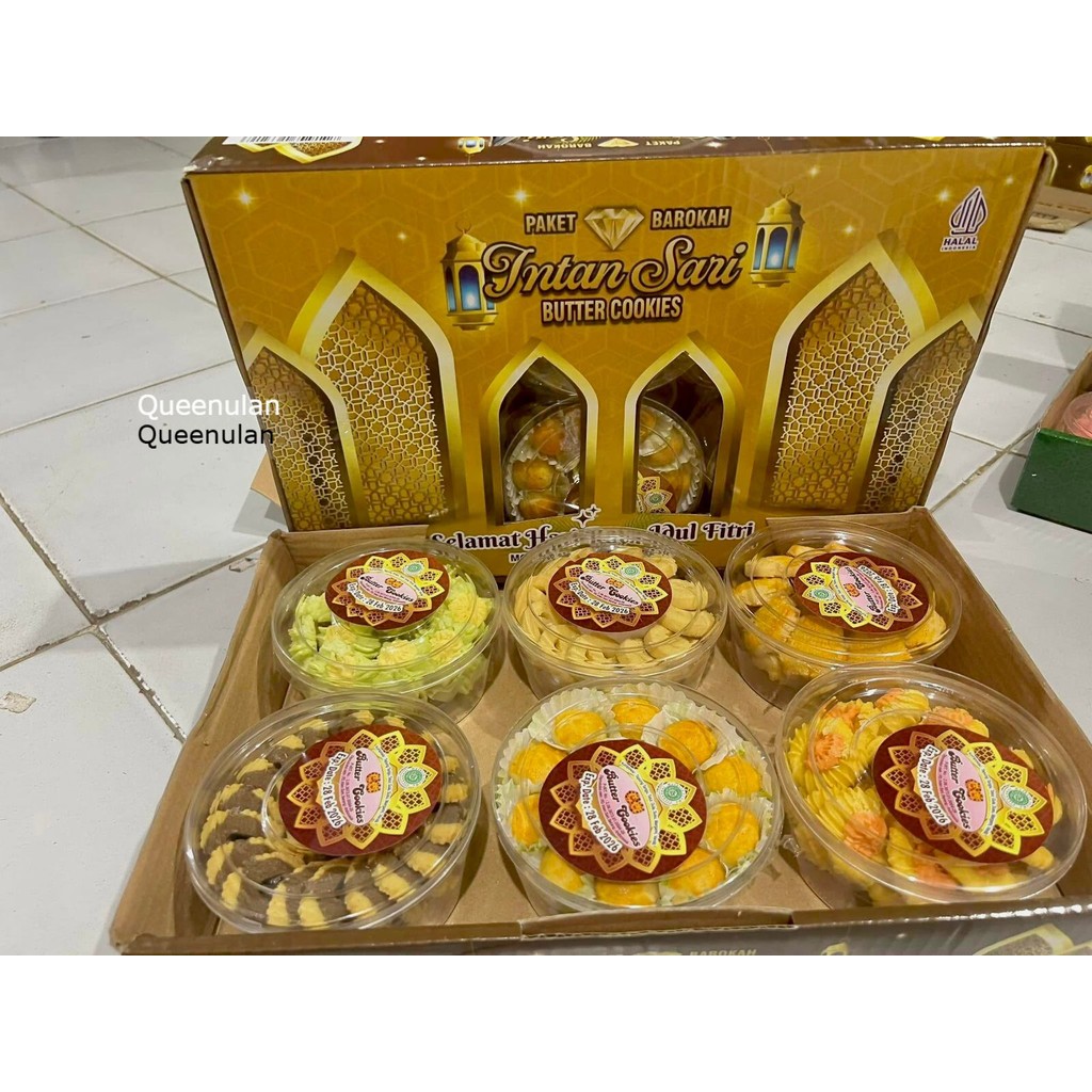 

Paket Kue Kering Lebaran Isi 6 Toples Hampers Kue Kering