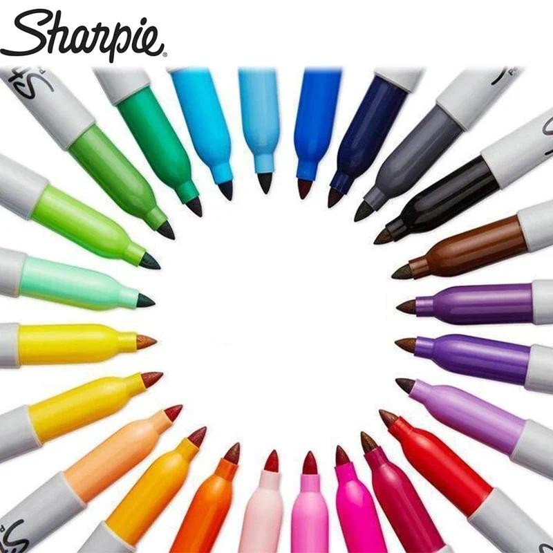 

1pcs Sharpie Marker Pen Oily Non-fading Waterproof Quick-drying Art Painting Color Large-capacity Marker Painting Supplies
