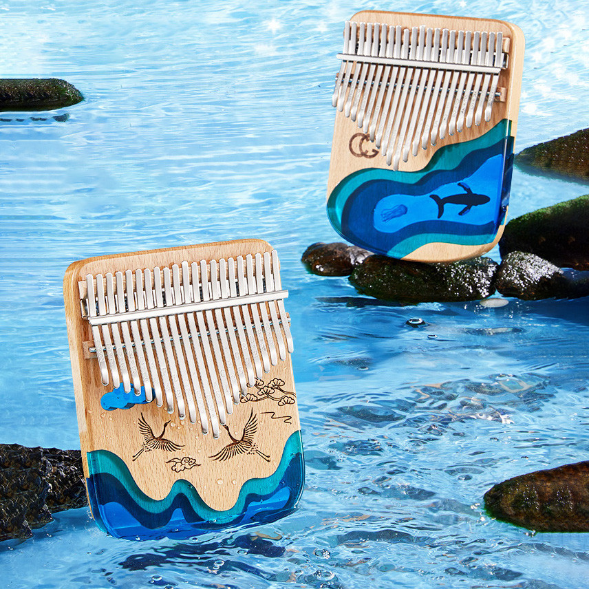 High-end Kalimba 17 Keys 21 Keys Thumb Piano Professional Kalimba 17 Keys 21 Keys Finger Piano Chris
