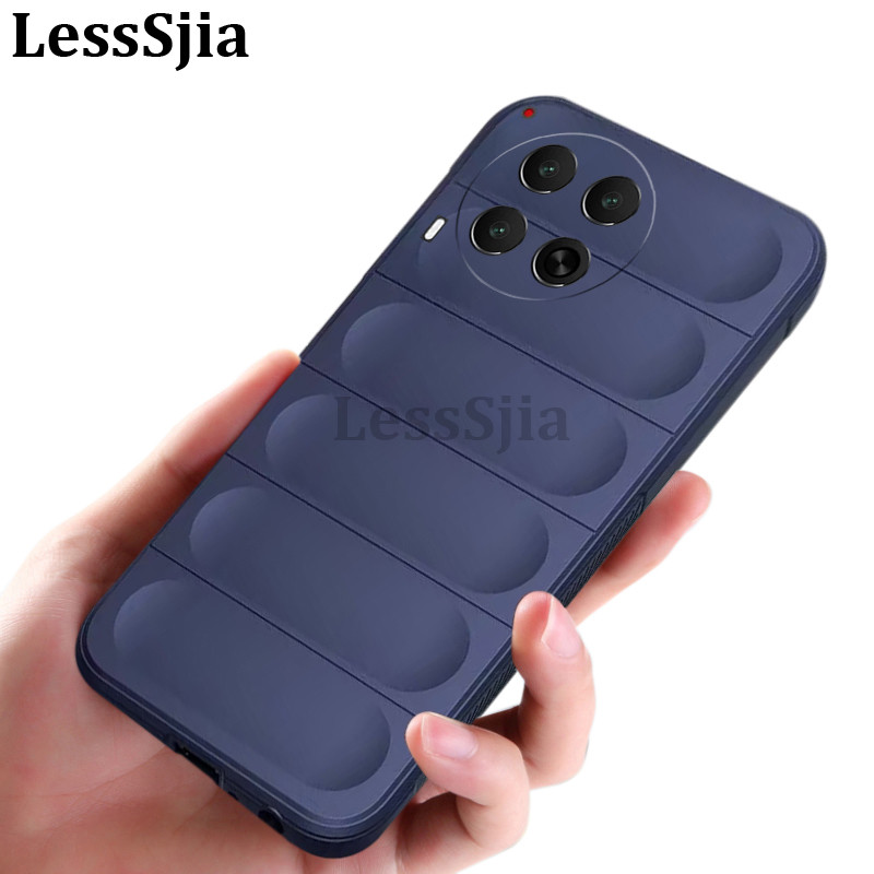 Phone cover Tecno Camon 30 Pro Back case Soft Anti Slip Wavy Silicone Vintage For Tecno Camon 30Pro 