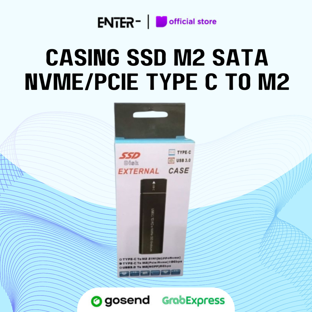 CASING SSD M2 SATA NVME/PCIe Type C TO M2