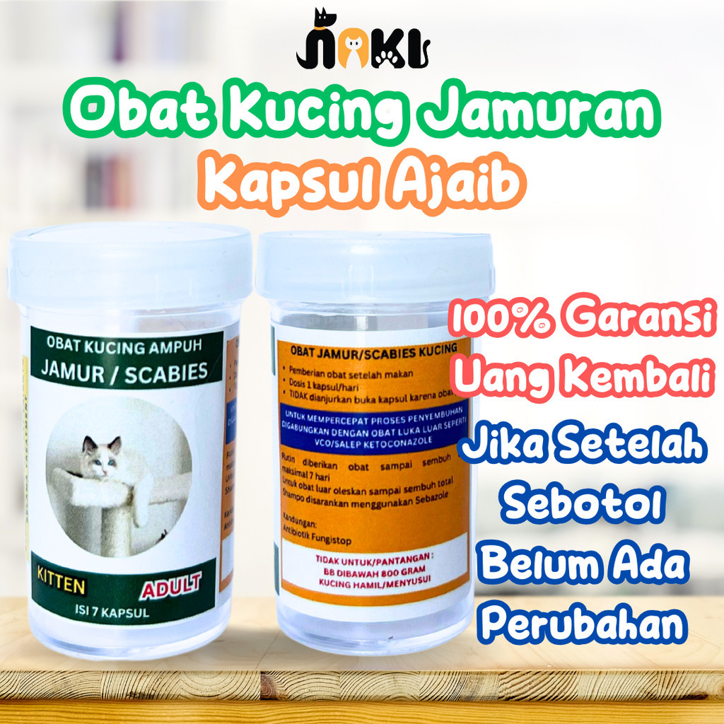 VITAMIN KUCING OBAT JAMUR SCABIES PALING AMPUH OBAT JAMUR ANJING KUCING KITTEN GRIFORCE ANTI JAMUR R